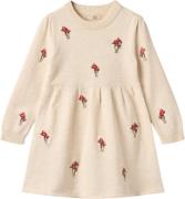 Fliink Benna Mushroom Dress Str 6Y/116 - Sandshell Kjoler Polyester ho...