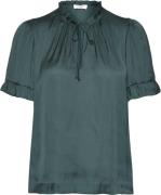 Rosemunde Messina Blouse Kvinde Sea Moss Langærmede Bluser Str 40 - ho...