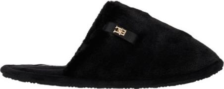 Tommy Hilfiger TH Comfort Home Slipper Kvinde Black Hjemmesko Str 35/3...