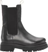 Shoe Biz Prima Kvinde Black / Cream Chelsea Boots Str 40 - hos Magasin