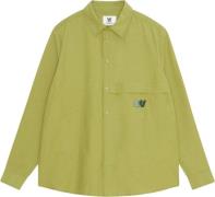 Wood Wood Wwaxl Boyscout Shirt Mand Avocado Green Langærmede Skjorter ...