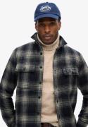 Superdry Wool Miller Overshirt Mand Over Ombre Navy Overshirts Str L -...