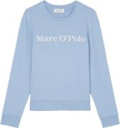 Marc O’Polo Sweatshirt, Logo Print at Chest Kvinde Fresh Sky Langærmed...