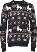 Lindbergh Christmas Knit Mand Dk Navy Sweaters Str XL - hos Magasin