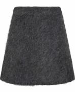 Modström Kanemd Skirt Kvinde Dark Grey Melange Korte Nederdele Str M -...