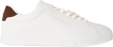 Tommy Hilfiger TH Court Better LTH Mand Ecru Sneakers Str 41 - hos Mag...