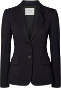 Rabens Saloner Tailored Jacket Helda Kvinde Black Navy Combo Blazere S...