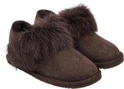 Lovelies Molde Shearling Boots Kvinde Chocolate Hjemmesko Str 36 - Uld...