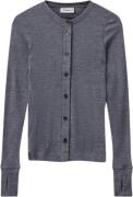 H2OFAGERHOLT Good Blouse Kvinde Grey Melange Cardigans Str S - Uld hos...