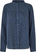 Lollys Laundry Nickyll Shirt LS Kvinde Dark Blue Skjorter Str L - hos ...