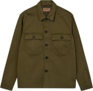 Mos Mosh Gallery Mmgmatteo Soft Overshirt Mand Foss Green Overshirts S...