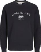 JJ-REBEL Jrebandrew Sweat Crew Neck Mand Sort Sweatshirts Regular Fit ...