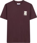 Libertine-Libertine Beat Bistro Mand Deep Plum Kortærmede T-shirts Str...