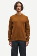 Samsøe Samsøe Isak Knit Sweater 15010 Mand Nuthatch Sweaters Str L - h...