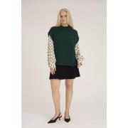 A-VIEW Patrisia Knit Vest Kvinde Dark Green Sweaters Str XS - hos Maga...