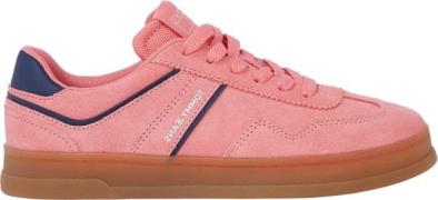 Tommy Hilfiger THE Greenwich Suede Kvinde Preppy Pink Sneakers Str 38 ...