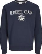 JJ-REBEL Jrebandrew Sweat Crew Neck Mand Sky Captain Sweatshirts Regul...