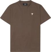 7 Days Active Organic Fitted Tee Mand 071 Major Brown Kortærmede T-shi...