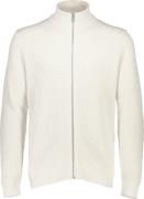 Lindbergh Zip Through Structure Cardigan Mand Hvid Cardigans Str L - B...