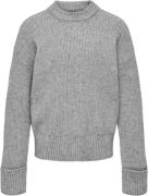 ONLY Koganne LS Fold UP Pullover KNT Kvinde Grå Sweaters Str 122/128 -...