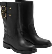 MANGO Ankle Boots. - Coro Kvinde Black Langskaftede Støvler Str 40 - h...