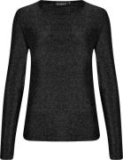 Soaked in Luxury Slskylara Round Neck LS Kvinde Black Langærmede Bluse...