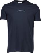 Lindbergh Lindbergh Print tee S/S Mand Blå Kortærmede T-shirts Regular...