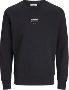 JJ-REBEL Jreblino Sweat Crew Neck Mand Sort Sweatshirts Regular Fit St...