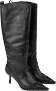 Rabens Saloner Heel Riding Boot Lupina Kvinde Black Snøresko Str 40 - ...