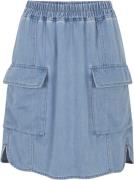 Soft Rebels Sremila Skirt Kvinde Light Blue Wash Midi Nederdele Str L ...