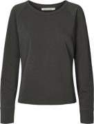 Rabens Saloner Light Stretch Long Sleeve top Nemi Kvinde Sort Toppe St...