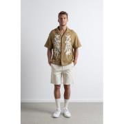 Clean Cut Copenhagen Milano Twill Shorts Mand Ecru Chino Shorts Str L ...