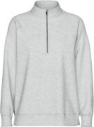 Pieces Pcchilli LS Half ZIP Sweat Noos BC Kvinde Grå Sweatshirts Regul...