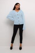 Culture Cuosa Cardigan Kvinde Cashmere Blue Melange Cardigans Str L - ...