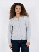 Neo Noir Nuna Knit Cardigan Kvinde Light Grey Melange Cardigans Str 44...