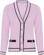 Micha Bbcardigan_ BB Springviscosekn Kvinde Rose/navy Cardigans Str L ...