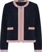 Micha Jacket_ Spring Quilt Kvinde Navy/rose Overgangsjakker Str 40 - h...