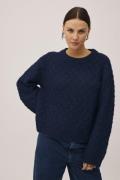 Magasin Avelyn 4 GRS Mand Navy Sweaters Str L