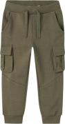 Name It Nmnoli Sweat Pant UNB Noos Str 92 - Dusty Olive Bukser hos Mag...