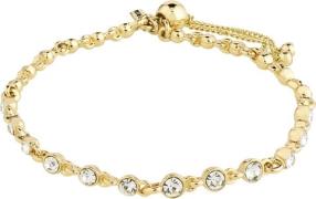 Pilgrim Imogene Bracelet Goldplated one size - Kædearmbånd Med Vedhæng...