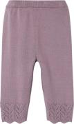 Name It Nbftimie Knit Pant Str 68 - Lilla Bukser hos Magasin