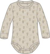 Lil' Atelier Nbngavo EMO LS Slim Body LIL Noos Str 68 - Turtledove/air...