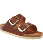 Birkenstock Arizona Big Buckle FL Kvinde Gognac Flade Sandaler Str 38 ...