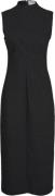 Vero Moda Vmolivine SL High Neck 7/8 Dress VM Kvinde Black Maxi Kjoler...