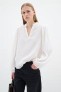 InWear Dermaiw Shirt Kvinde Whisper White Skjorter Str 40 - hos Magasi...