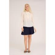 A-VIEW Karini Blouse Kvinde Beige/white Stribe Langærmede Bluser Str 4...