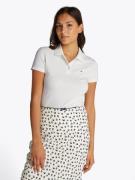 Tommy Hilfiger TJW Slim Essential Polo SS Kvinde Ecru Kortærmede T-shi...