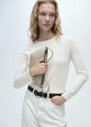 MANGO Sweater. - Lucca Kvinde Light Beige Sweaters Str L - hos Magasin