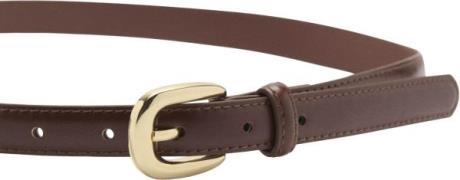 MANGO Buckle Skinny Belt L - Bælter hos Magasin