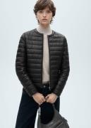 MANGO Pocket Quilted Jacket Kvinde Black Overgangsjakker Str XS - hos ...